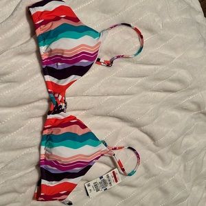 Striped Bikini Top